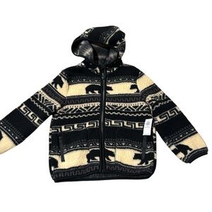 Old Navy Toddler Sherpa Hoodie Size 5T NWT